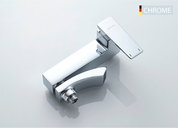 Смеситель для ванны с душем Accoona H124 A63124 хром Смеситель для ванны с душем Accoona H124 A63124 хром