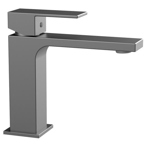 Смеситель для раковины AVS Cube оружейная сталь Смеситель для раковины AVS Cube оружейная сталь