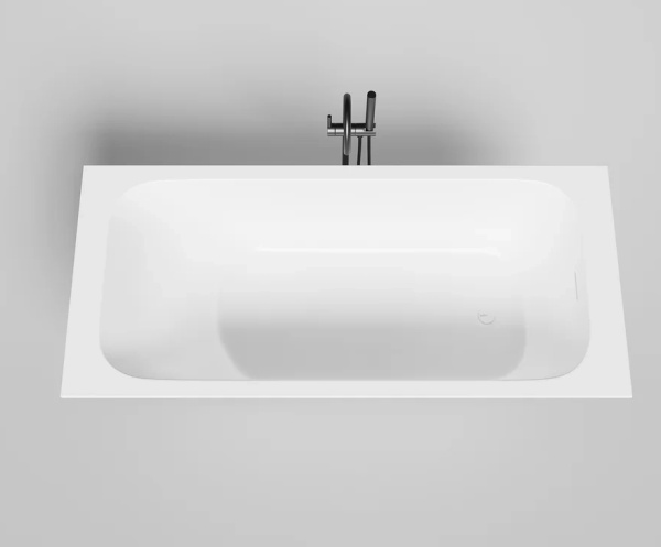 Ванна из искусственного камня Salini Orlando S-Sense 180x80 белая матовая с ножками Ванна из искусственного камня Salini Orlando S-Sense 180x80 белая матовая с ножками
