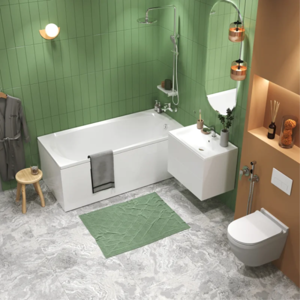 Акриловая ванна 1MarKa Elegance 170x70 белая, без каркаса Акриловая ванна 1MarKa Elegance 170x70 белая, без каркаса