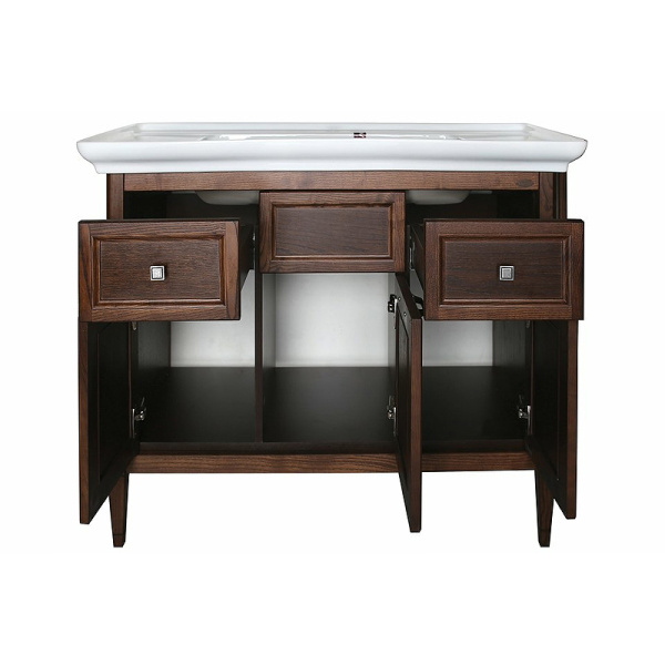 Тумба с раковиной ASB-Woodline Гранда 105 антикварный орех Тумба с раковиной ASB-Woodline Гранда 105 антикварный орех