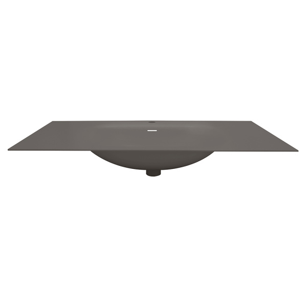 Раковина ZOV Oliveeka M115B100 100x46 темно коричневая матовая Раковина ZOV Oliveeka M115B100 100x46 темно коричневая матовая