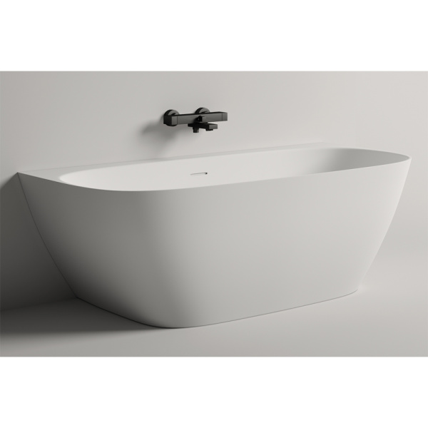 Ванна из искусственного камня Salini Sofia Wall S-Stone 170х85 белая матовая Ванна из искусственного камня Salini Sofia Wall S-Stone 170х85 белая матовая