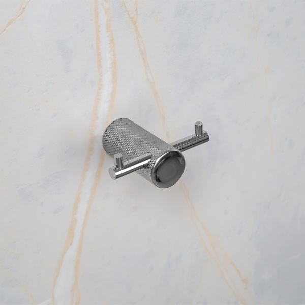 Крючок AVS Seeme, хром, двойной Крючок AVS Seeme, хром, двойной