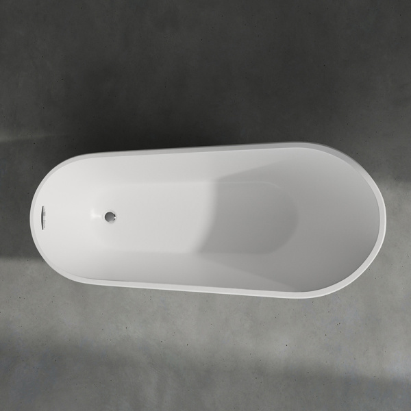 Акриловая ванна AVS Лилия 170х75 белая с донным клапаном Акриловая ванна AVS Лилия 170х75 белая с донным клапаном