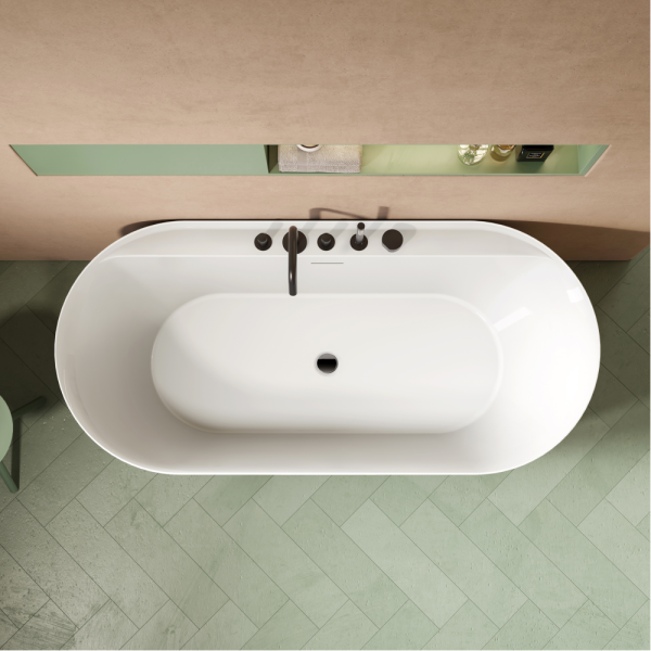 Акриловая ванна AVS Венера 170x80 белая с донным клапаном Акриловая ванна AVS Венера 170x80 белая с донным клапаном