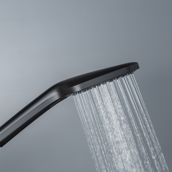 Душевая лейка AVS Cube черный матовый Душевая лейка AVS Cube черный матовый