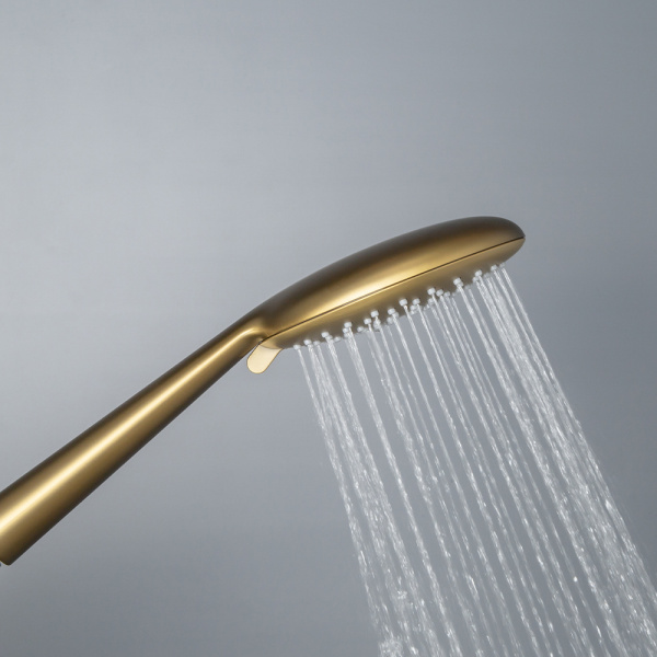 Душевой комплект AVS Termo 4в1 круглый, брашированное золото Душевой комплект AVS Termo 4в1 круглый, брашированное золото