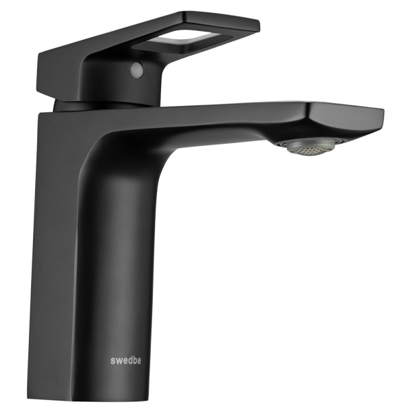 Комплект смесителей Swedbe Kronos 2010B+2030B черный матовый Комплект смесителей Swedbe Kronos 2010B+2030B черный матовый