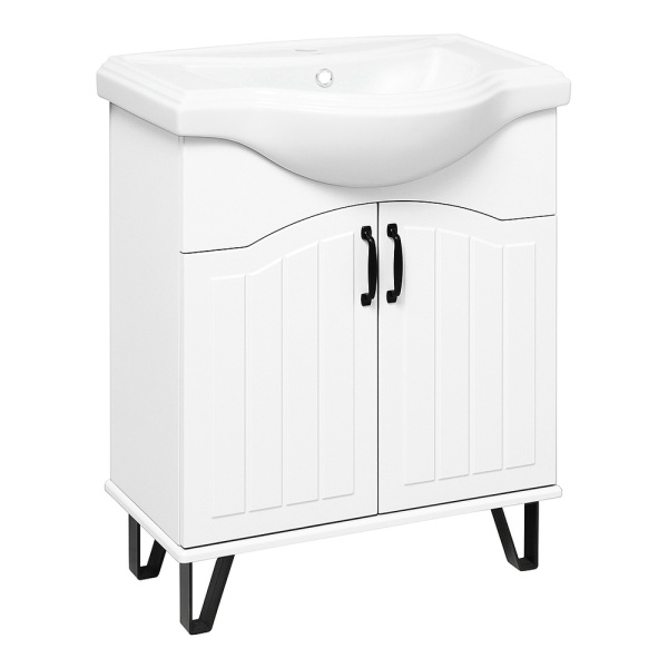 Тумба с раковиной Runo Марсель 00-00001200+УТ00000375 65 см