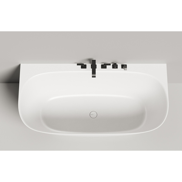 Ванна из искусственного камня Salini Sofia Wall S-Sense 160х80 белая Ванна из искусственного камня Salini Sofia Wall S-Sense 160х80 белая