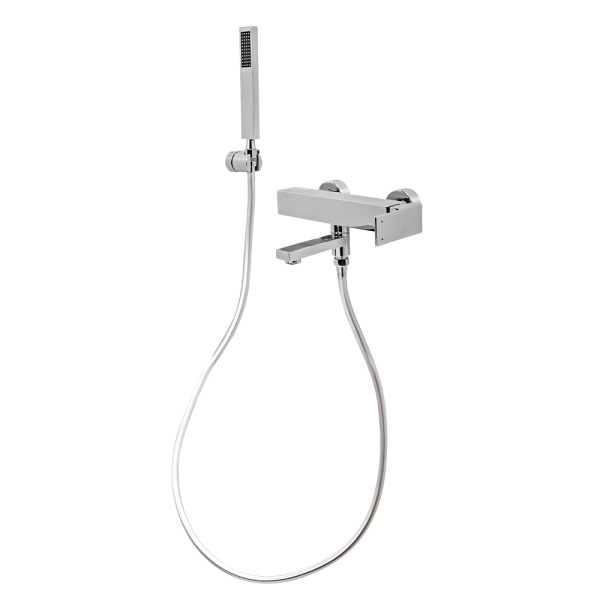 Смеситель для ванны с душем AVS Cube хром Смеситель для ванны с душем AVS Cube хром