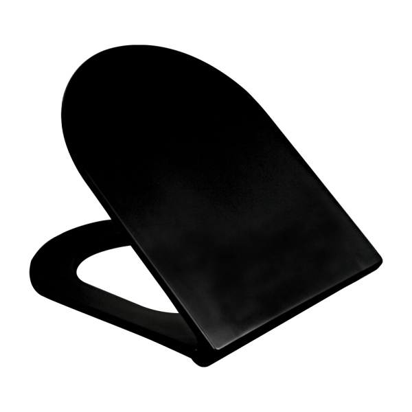 Крышка-сиденье AVS HY2049-MB с микролифтом черное быстросъемное Крышка-сиденье AVS HY2049-MB с микролифтом черное быстросъемное