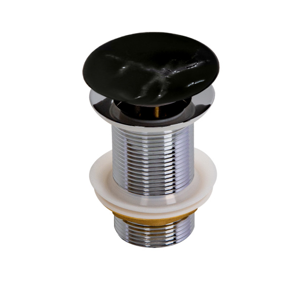 Раковина AVS Карина 52x40 черный мрамор матовая с донным клапаном Раковина AVS Карина 52x40 черный мрамор матовая с донным клапаном