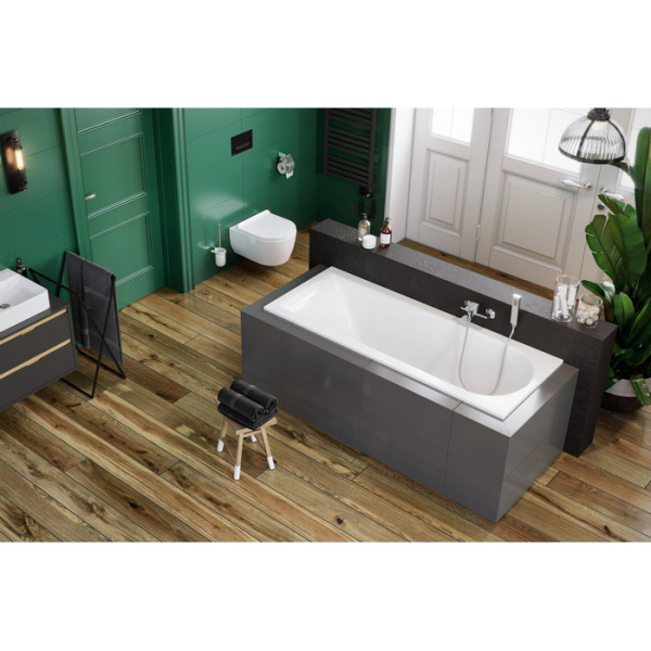 Акриловая ванна Excellent Aurum Slim 170x70 белая без каркаса Акриловая ванна Excellent Aurum Slim 170x70 белая без каркаса