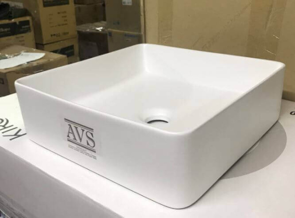 Рукомойник AVS AVS-82179-S-MW 36х36 белый Рукомойник AVS AVS-82179-S-MW 36х36 белый