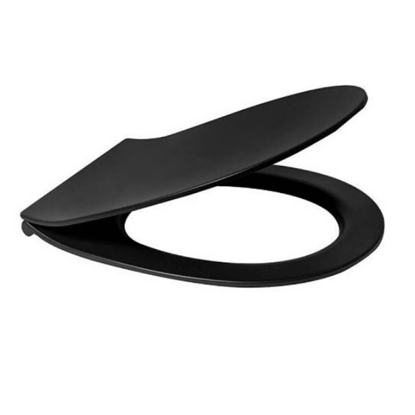 Унитаз подвесной ISVEA Sentimenti Neo 10AR02010SV-2N+40D40521I-S безободковый, черный матовый Унитаз подвесной ISVEA Sentimenti Neo 10AR02010SV-2N+40D40521I-S безободковый, черный матовый