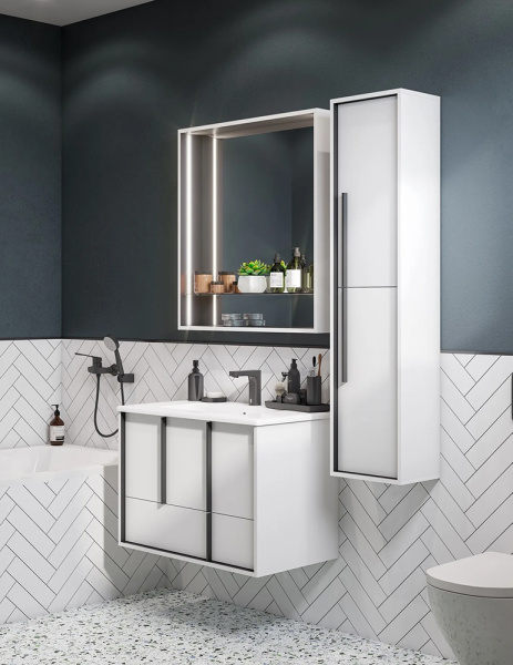 Комплект 1A239001RVX20 Тумба 80+732799C000 Р-на+1A239102RVX20 З/Ш Белый мат Ривьера АКВАТОН Комплект 1A239001RVX20 Тумба 80+732799C000 Р-на+1A239102RVX20 З/Ш Белый мат Ривьера АКВАТОН