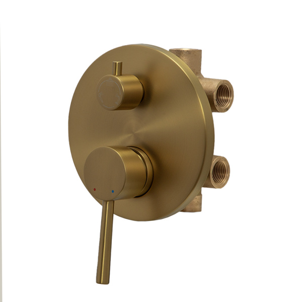 Душевой комплект AVS Slimmer 4в1 брашированное золото Душевой комплект AVS Slimmer 4в1 брашированное золото