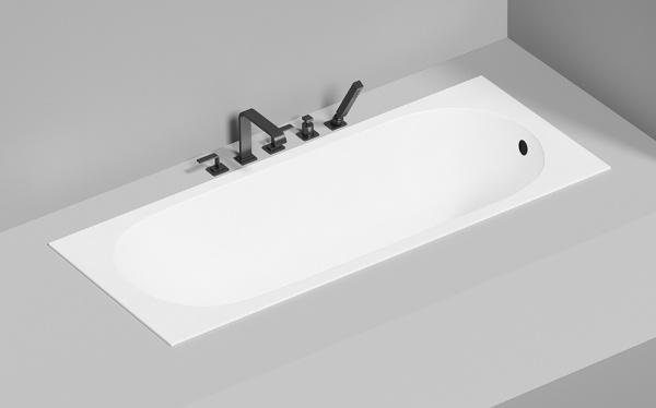 Ванна из искусственного камня Salini Ornella S-Sense 160x70 белая, с ножками Ванна из искусственного камня Salini Ornella S-Sense 160x70 белая, с ножками