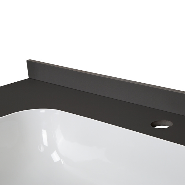 Раковина мебельная AVS Шарм 80x56 белая/черная Раковина мебельная AVS Шарм 80x56 белая/черная