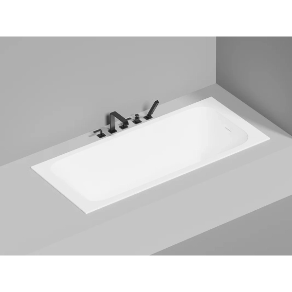 Ванна из искусственного камня Salini Orlando S-Sense 180x80 белая матовая с ножками Ванна из искусственного камня Salini Orlando S-Sense 180x80 белая матовая с ножками