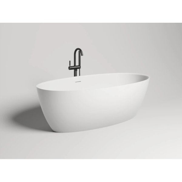 Ванна из искусственного камня Salini Alda S-Stone 160х80 белая матовая, с донным клапаном Ванна из искусственного камня Salini Alda S-Stone 160х80 белая матовая, с донным клапаном