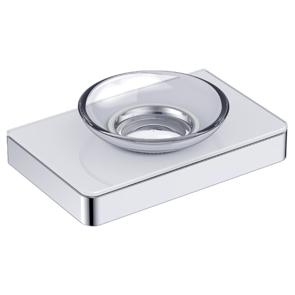 Мыльница подвесная AVS Bishop с чашей, хром/белый Мыльница подвесная AVS Bishop с чашей, хром/белый