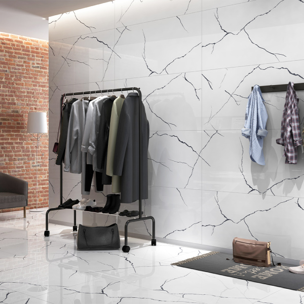 Керамогранит AVS Bettal Black 60x120 полированный Керамогранит AVS Bettal Black 60x120 полированный