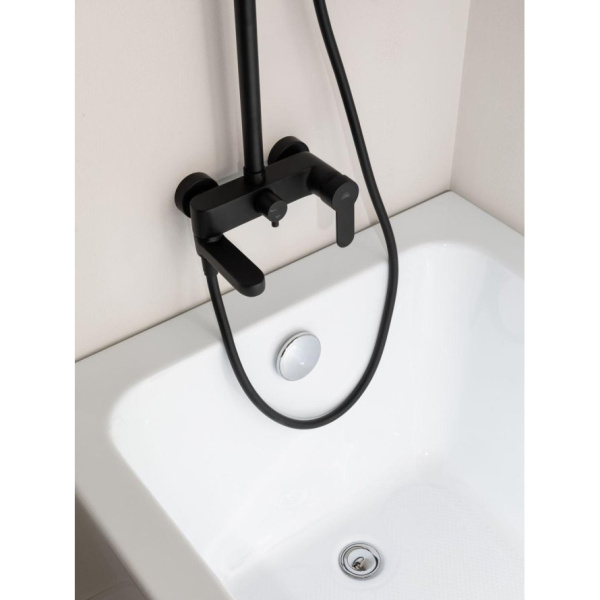 Душевая стойка Paffoni Blu ZCOL632NO черный матовый Душевая стойка Paffoni Blu ZCOL632NO черный матовый