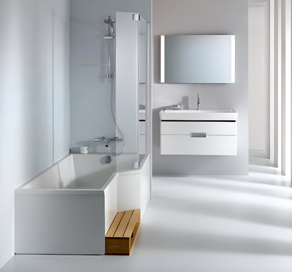 Акриловая ванна Jacob Delafon Bain Douche Neo 160х90 R белая без каркаса Акриловая ванна Jacob Delafon Bain Douche Neo 160х90 R белая без каркаса