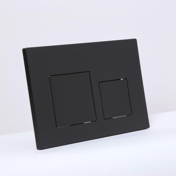 Клавиша смыва AVS черная матовая квадратные кнопки Клавиша смыва AVS черная матовая квадратные кнопки