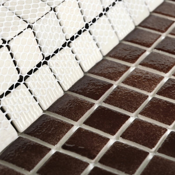 Мозаика Bonaparte Atlantis Choko 31,5x31,5 стеклянная Мозаика Bonaparte Atlantis Choko 31,5x31,5 стеклянная