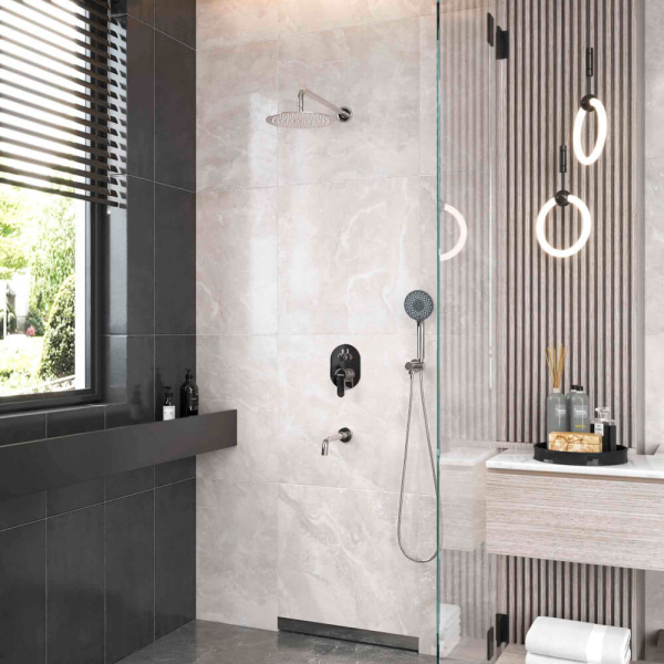 Душевой комплект 4в1 Berges Ventas 3R 073007 хром Душевой комплект 4в1 Berges Ventas 3R 073007 хром