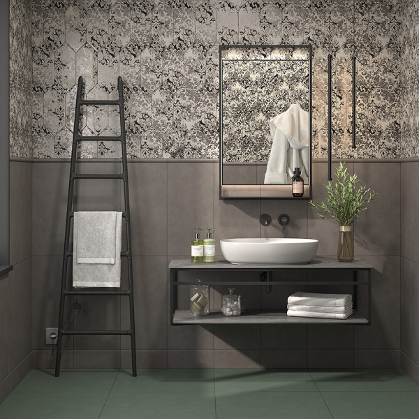 Зеркало с подсветкой Kerama Marazzi Plaza Next 60х100, черное матовое Зеркало с подсветкой Kerama Marazzi Plaza Next 60х100, черное матовое