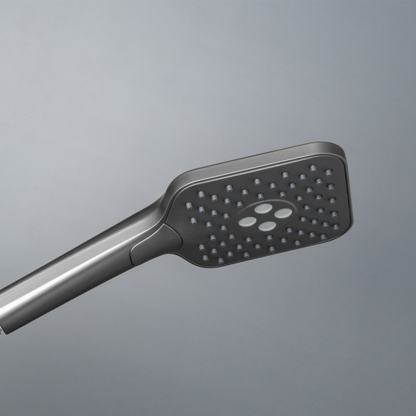 Душевая лейка AVS Cube оружейная сталь Душевая лейка AVS Cube оружейная сталь