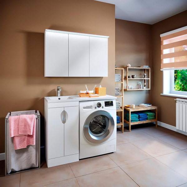 Тумба с раковиной Runo Лира 00-00000144+00-00001119 105 левая Тумба с раковиной Runo Лира 00-00000144+00-00001119 105 левая